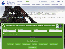 Tablet Screenshot of embracescotland.co.uk
